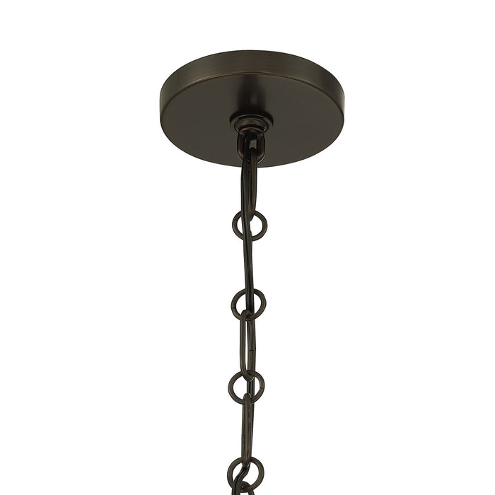 Savoy House - 7-3699-3-15 - Three Light Pendant - Stern - Mediterranean Bronze