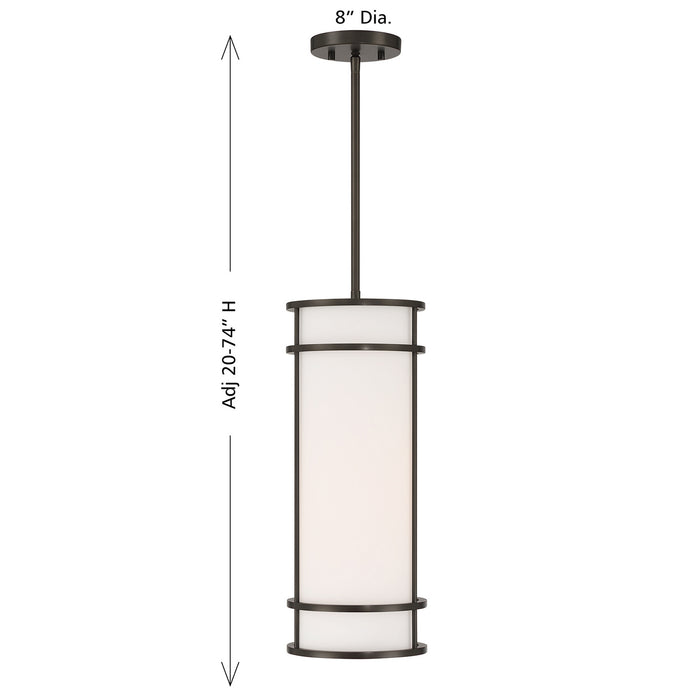 Savoy House - 7-5699-1-15 - One Light Pendant - Porter - Mediterranean Bronze