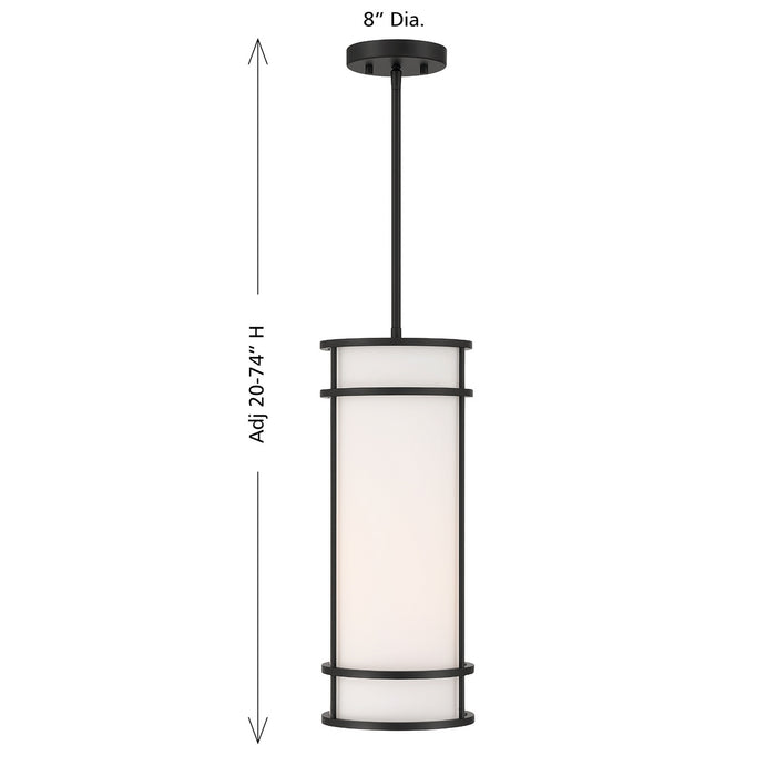 Savoy House - 7-5699-1-89 - One Light Mini Pendant - Porter - Matte Black