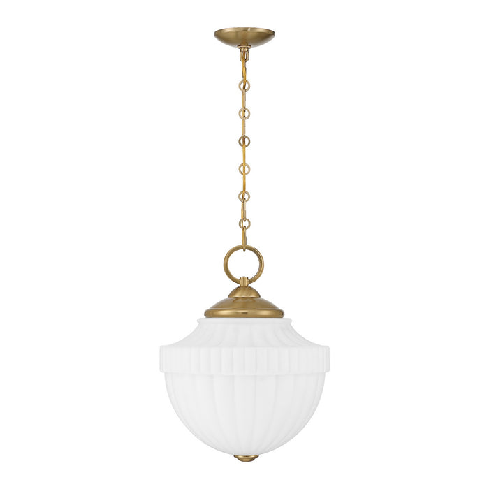 Savoy House - 7-6999-1-322 - One Light Pendant - Montrose - Warm Brass