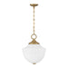Savoy House - 7-6999-1-322 - One Light Pendant - Montrose - Warm Brass