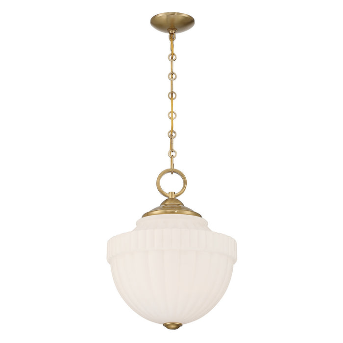 Savoy House - 7-6999-1-322 - One Light Pendant - Montrose - Warm Brass