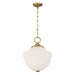 Savoy House - 7-6999-1-322 - One Light Pendant - Montrose - Warm Brass