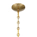 Savoy House - 7-6999-1-322 - One Light Pendant - Montrose - Warm Brass