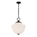 Savoy House - 7-6999-1-89 - One Light Pendant - Montrose - Matte Black
