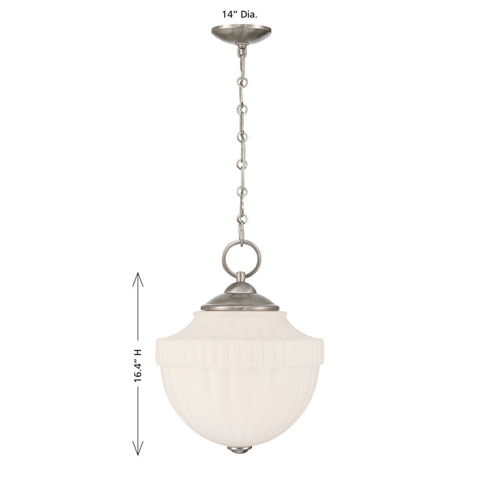 Savoy House - 7-6999-1-SN - One Light Pendant - Montrose - Satin Nickel