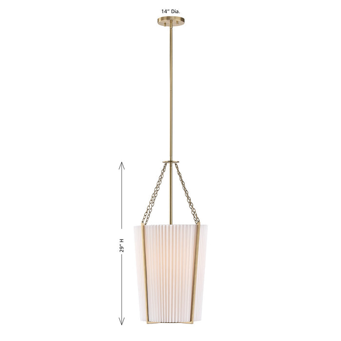 Savoy House - 7-7399-1-127 - One Light Pendant - Joplin - Noble Brass