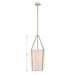 Savoy House - 7-7399-1-127 - One Light Pendant - Joplin - Noble Brass