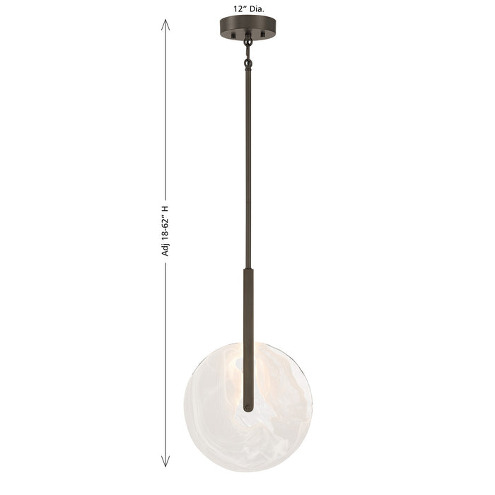 Savoy House - 7-9307-1-15 - LED Pendant - Ainslie - Mediterranean Bronze