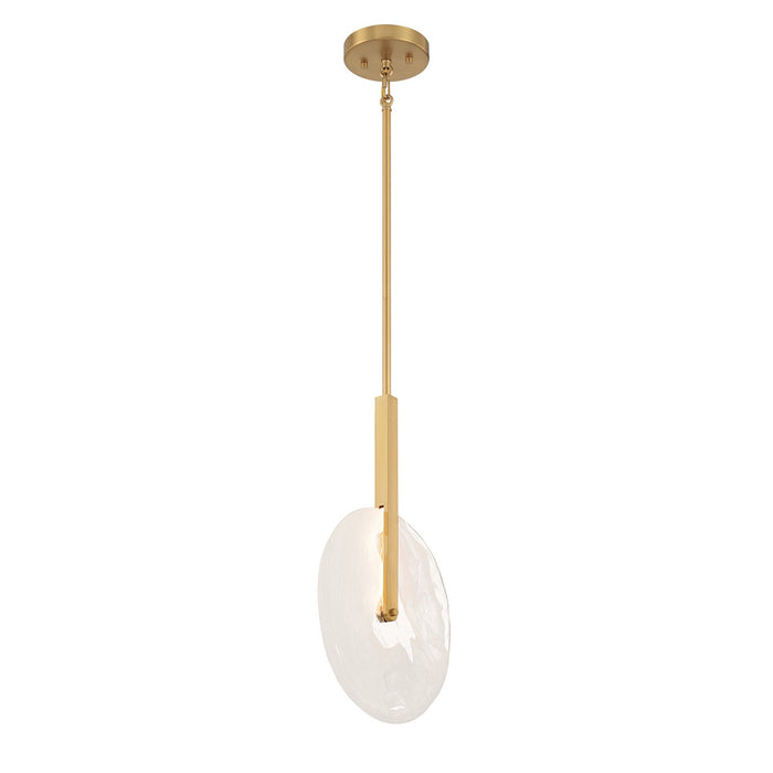Savoy House - 7-9307-1-322 - LED Pendant - Ainslie - Warm Brass