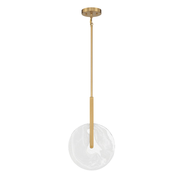 Savoy House - 7-9307-1-322 - LED Pendant - Ainslie - Warm Brass