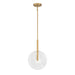 Savoy House - 7-9307-1-322 - LED Pendant - Ainslie - Warm Brass