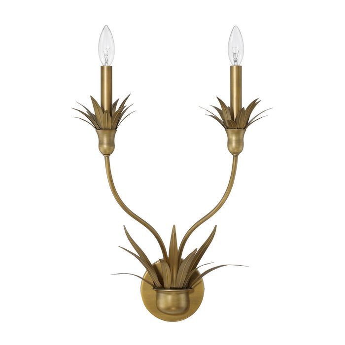 Savoy House - 9-1262-2-339 - Two Light Wall Sconce - Strathmore - Antique Patina
