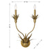 Savoy House - 9-1262-2-339 - Two Light Wall Sconce - Strathmore - Antique Patina