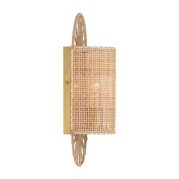 Savoy House - 9-1413-1-322 - One Light Wall Sconce - Shawnee - Warm Brass