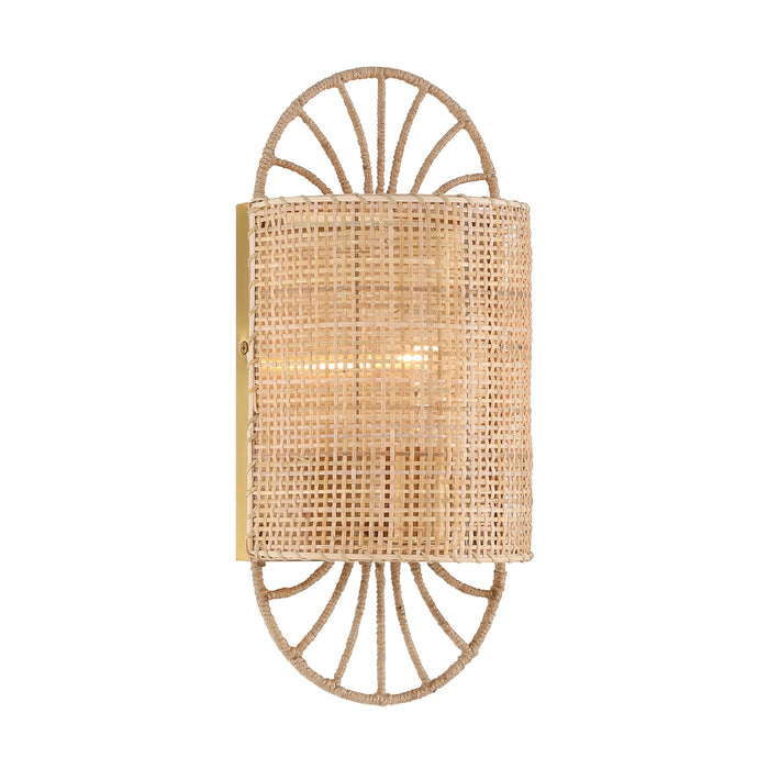 Savoy House - 9-1413-1-322 - One Light Wall Sconce - Shawnee - Warm Brass