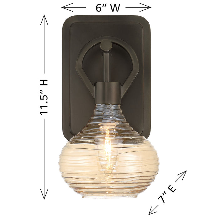 Savoy House - 9-2278-1-15 - One Light Wall Sconce - Sheriden - Mediterranean Bronze