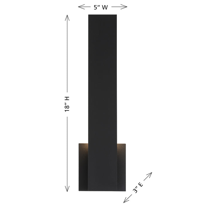 Savoy House - 5-118-5CCT-BK - LED Outdoor Wall Lantern - Davis - Black