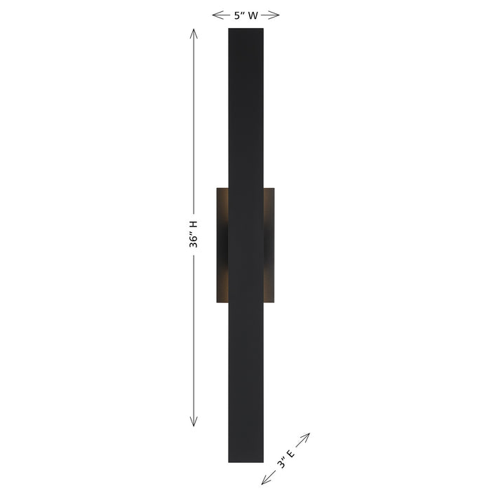 Savoy House - 5-136-5CCT-BK - LED Outdoor Wall Lantern - Davis - Black