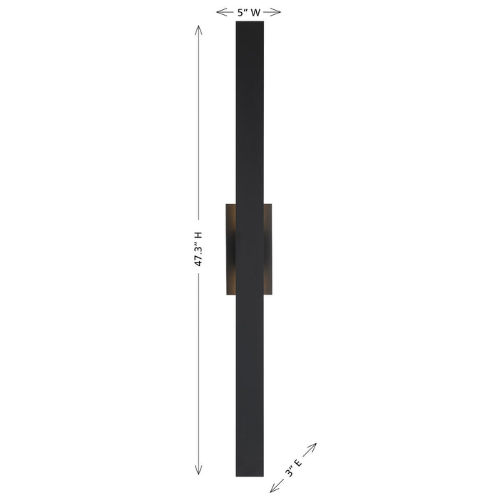 Savoy House - 5-148-5CCT-BK - LED Outdoor Wall Lantern - Davis - Black