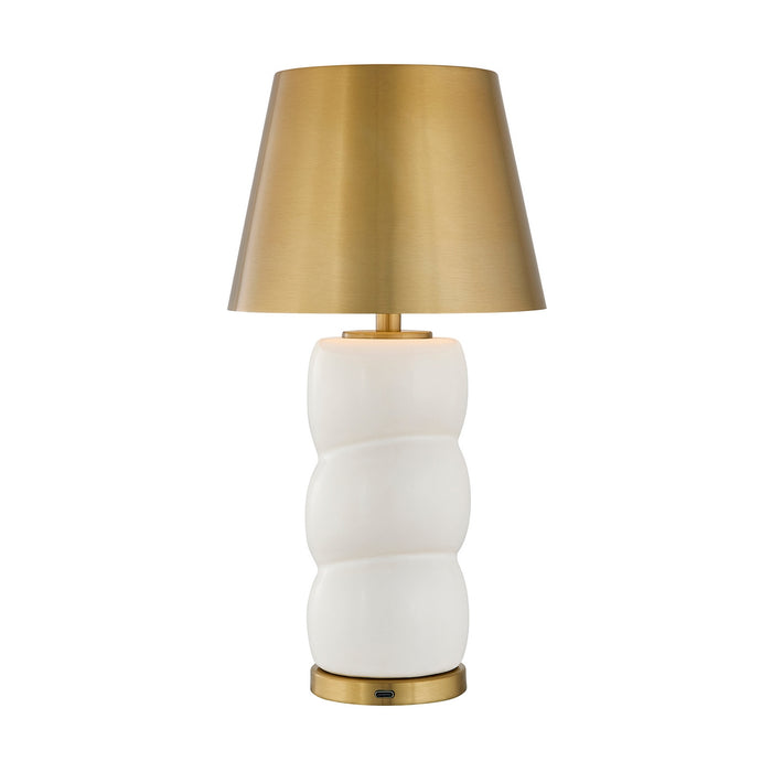 Savoy House - 11-CD24RC - LED Table Lamp - Shelly - White and Brass