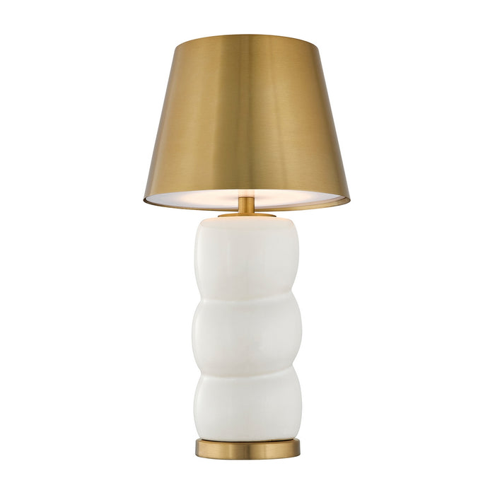 Savoy House - 11-CD24RC - LED Table Lamp - Shelly - White and Brass