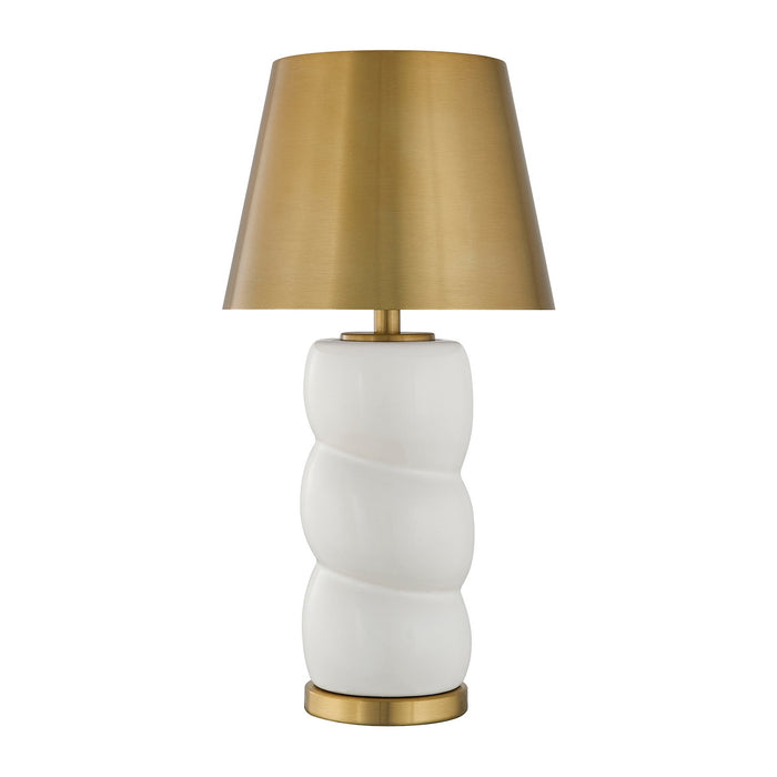 Savoy House - 11-CD24RC - LED Table Lamp - Shelly - White and Brass