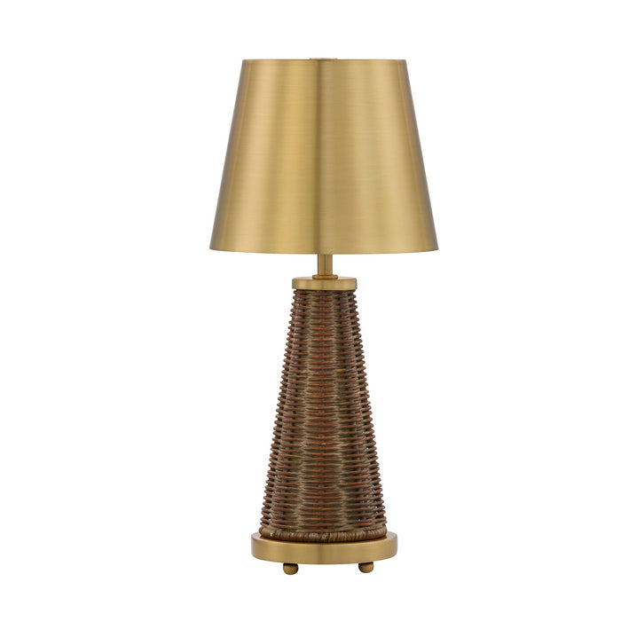 Savoy House - 11-CD25RC - LED Table Lamp - Hazel - Brass and Rattan
