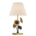 Savoy House - 11-CD28 - One Light Table Lamp - Amelia - Brass and Black