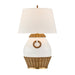 Savoy House - 11-CD29 - One Light Table Lamp - Penelope - White and Rattan
