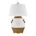 Savoy House - 11-CD29 - One Light Table Lamp - Penelope - White and Rattan