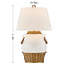 Savoy House - 11-CD29 - One Light Table Lamp - Penelope - White and Rattan