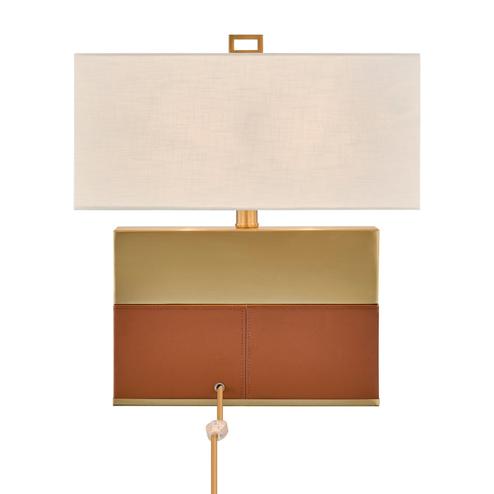 Savoy House - 11-CD33-HBBR - One Light Table Lamp - Oliver - Honey Brown and Brown