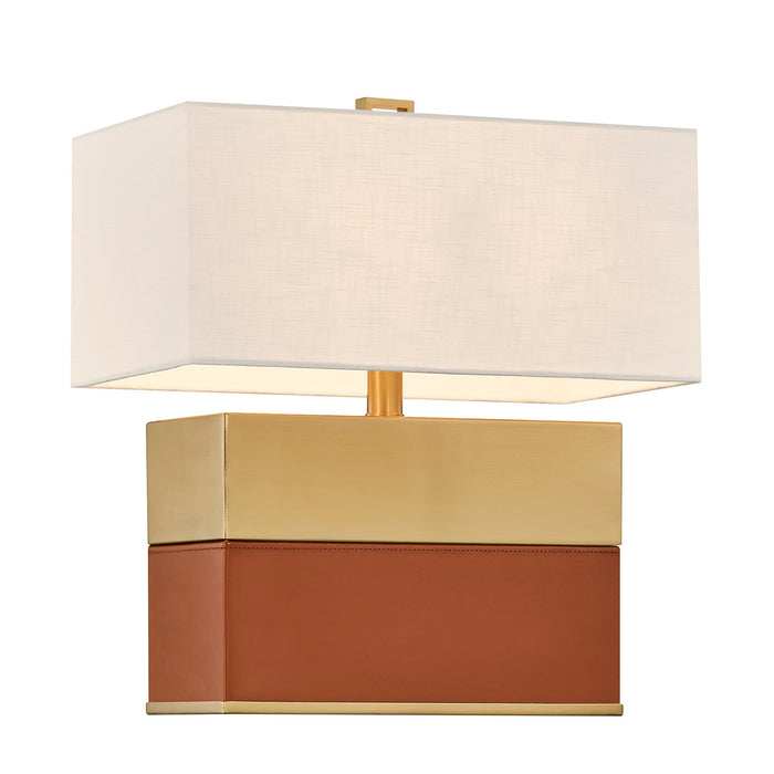Savoy House - 11-CD33-HBBR - One Light Table Lamp - Oliver - Honey Brown and Brown