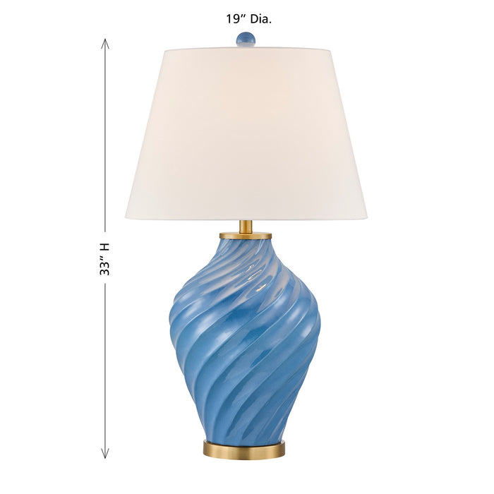 Savoy House - 11-CD34-BL - One Light Table Lamp - Viola - Blue