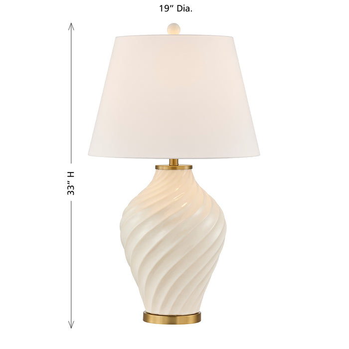 Savoy House - 11-CD34-WH - One Light Table Lamp - Viola - White