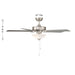 Meridian - M2034BNRV - 52" Ceiling Fan - Brushed Nickel