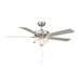 Meridian - M2034BNRV - 52" Ceiling Fan - Brushed Nickel
