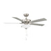 Meridian - M2034BNRV - 52" Ceiling Fan - Brushed Nickel