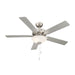 Meridian - M2034BNRV - 52" Ceiling Fan - Brushed Nickel