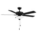 Meridian - M2034MBKRV - 52" Ceiling Fan - Matte Black