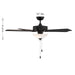 Meridian - M2034MBKRV - 52" Ceiling Fan - Matte Black