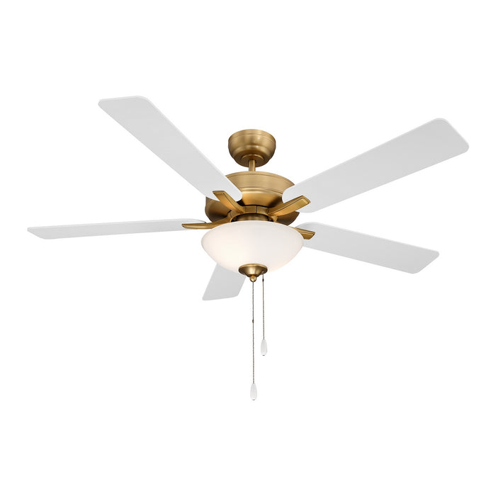 Meridian - M2034NBRV - 52" Ceiling Fan - Natural Brass