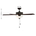 Meridian - M2034ORBRV - 52" Ceiling Fan - Oil Rubbed Bronze