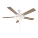 Meridian - M2034WHRV - 52" Ceiling Fan - White