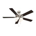 Meridian - M2035BNRV - 52" Ceiling Fan - Brushed Nickel