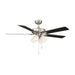 Meridian - M2035BNRV - 52" Ceiling Fan - Brushed Nickel