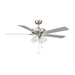 Meridian - M2035BNRV - 52" Ceiling Fan - Brushed Nickel