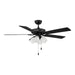 Meridian - M2035MBKRV - 52" Ceiling Fan - Matte Black