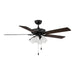 Meridian - M2035MBKRV - 52" Ceiling Fan - Matte Black